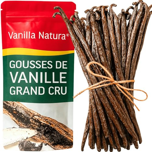 50 Vanilleschoten Auswahl Premium 14-16 cm, Qualität Extra, süss, Duft - Eco Pack