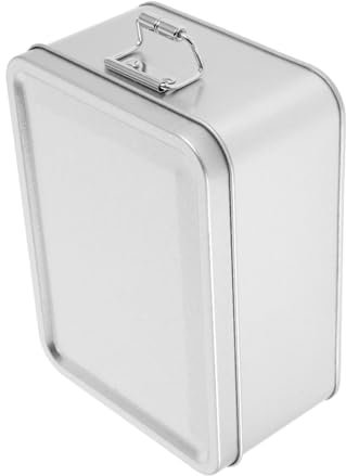 BESTYASH Moderner Praktischer Vintage-keksdose Aus Weißblech Mittlere Aufbewahrungsbox Für Süßigkeiten Für Hochzeit Snacks Und Tee