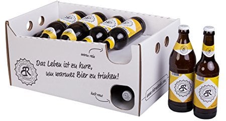 Bierrutsche für 0,5 Eurobier- und 0,33-Flaschen | Gadget für kalte Getränke