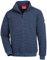 Nitras Herrenpullover Motion TEX Plus für die Arbeit mit Gummibund & hohen Stehkragen in Blau Größe L