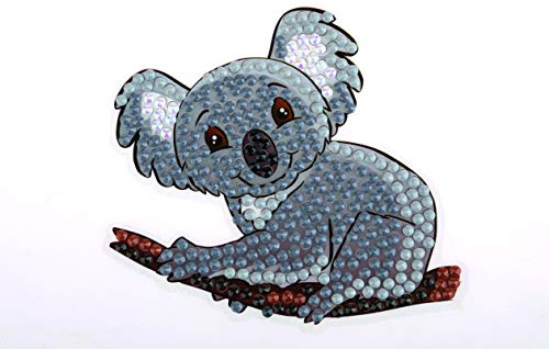 Craft Buddy Crystal Art Koala-Bär, 9x9cm Kristallkunst-Motiv