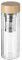 Secret de Gourmet - Théière nomade Double Paroi en Verre et Bambou H 23 cm contenance 40 cl