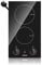 Karinear Induction Hob, 30CM 2 Zones Electric Hob with Plug, Auto Shut off, Residual Heat Indicator