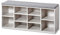 Kesper Schuhschrank mit Sitzkissen, Material: Faserplatte, Maße: B103,5 x H48 cm x L29,5 cm, Farbe: Grau 15931 13