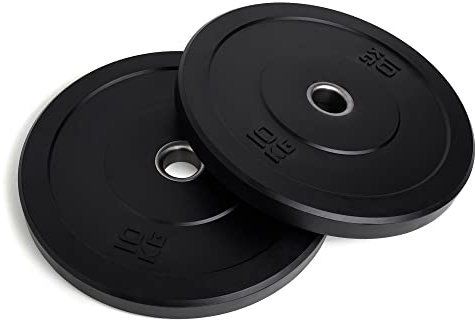 NORDFIT OLYMPIC RUBBER BUMPER PLATES (BLACK) 5KG,10KG,20KG (10)