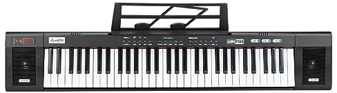 Toyrific Academy of Music | P100 Keyboard, Full Sized Digital Display Electric Piano, Music Keyboard Instrument for Beginners and Learners, With Music Stand