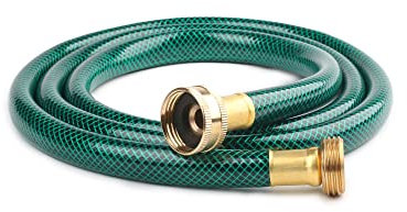 FUNJEE 1,2 cm Outdoor-Gartenschlauch für Rasen, Wasserschlauch, Bootsschlauch, flexibel, langlebig und auslaufsicher, GHT-Anschluss aus massivem Messing (10, grün)