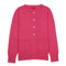 JL DE LA TOUR Cardigan Donna 30% Cashmere, 20% Lana superiore, 30% Nylon e 20% Viscosa, Fucsia, L