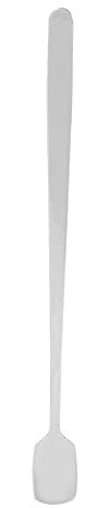 Long Mixing Spoon, Candle Wax Mixer Spoon Multifunction Stainless Steel Long Handle Bar Mixing Spoon Cocktail Bar Tool Stirring Spoon for Coffee Tea Wax Candle(Square head 17CM spoon)