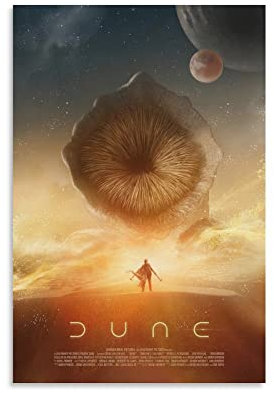 NANXIANG Dünen-Poster, Science-Fiction-Filmposter, 2 Bilder, Druck, Leinwand, Poster, Wandmalerei, Kunstposter, Dekoration, moderne Wohnkunstwerke, 40 x 60 cm