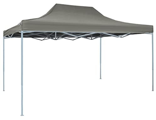 Chusui Outdoor Waterproof Gazebo Hot Tub Gazebo Professional Folding Party Tent 3x4 m Steel Anthracite