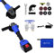 Cordless Angle Grinder, Max 10000 RPM Brushless Motor, with 3.0Ah Lithium-ion Battery & Fast Charger, 2-Position Auxiliary Handle,Cutting &Grinding Wheels,Gloves,Goggles,Storage Bag