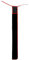 Fonowx Angelruten Tasche, Angelruten Träger, Verdickt, Schwarz, mit Krawattenaufbewahrung, Flanell Schutzhülle, Leichtes, Weiches Stoff Angelzubehör, 1 Fach 120cm