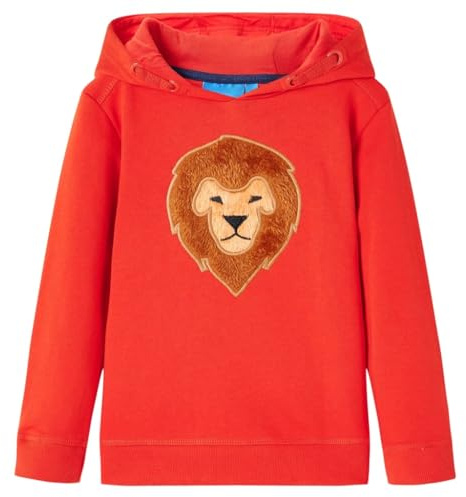 Kinder Kapuzenpullover Sweatshirt Hoodie Pullover Kinderpullover Pulli Rot