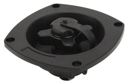 Wandmontierter Druckregler, Integriertes Rückschlagventil, Einstellbarer Druck, Auslaufsicherer Wassereinlass für Wohnmobile (BLACK)