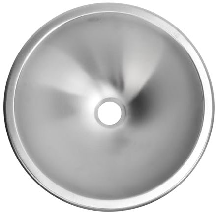 Évier de Camping-car, Évier de Salle de Bains Rond pour Camping-car de 12 Pouces, Évier en Acier Inoxydable avec Orifice de Vidange de 40 Mm, Évier de Cuisine pour Bateau, Caravane
