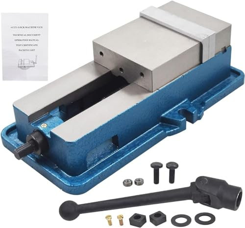 Präzisions-Fräs-Schraubstock ohne Sockel, Lockdown CNC-Fräsmaschinen-Schraubstock Klemmschraubstock für Fräs-Form- und Bohrmaschinen