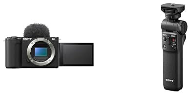 Sony ZV-E10 II | Appareil Hybride à objectifs interchangeables APS-C (vidéo 4K60p 4:2:2 10 Bits, 26 MP, Stab. Digitale) + Sony GP-VPT2BT trépied Caméras numériques 3 Pieds Noir GP-VPT2BT