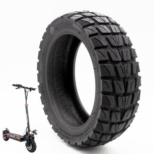 [M365Lyon] Pneu Tubeless 10x2.75-6.5 Pouces pour Trottinettes Electrique UrbanGlide E-CROSS 2x2 All Road 5, E-CROSSE MAX, Speedway 5 - Rockway - Crossover - Dualtron 3, kukirin G2 (1xTire)