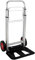 Folding Sack Truck, 90 kg Capacity Aluminium Folding Trolley on Wheels, Extendable Handle Hand Truck, Compact & Portable, Black