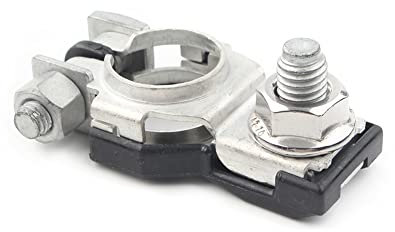 Bacar Car Positive Battery Terminal End Connector and M8 Nut Assy Part# 243407F000 for Frontier 1998-2009 Xterra 2000-2009