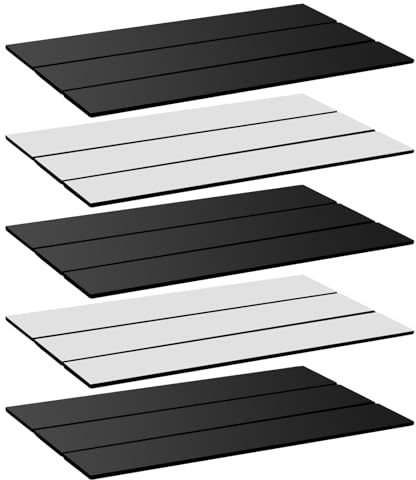 DAVIDJAMESCLARKE 15 Stück Magnetstreifen Selbstklebend Stark, 15cm x 25mm x 2mm Magnetband zum Kleben, Magnet Klebestreifen für Schrank Küche