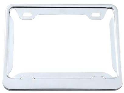 Motorcycle License Number Plate For Motorcycle Number Plate Frame 1PC License Plate Holder Suitable(Stainless steel)