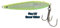 Savage Gear - Esca Seeker ISP cucchiaino a forma di trota di mare, per pesca costiera di trote, lucci, merluzzi, ecc., Fluo UV Green Yellow, 9.8cm / 23g