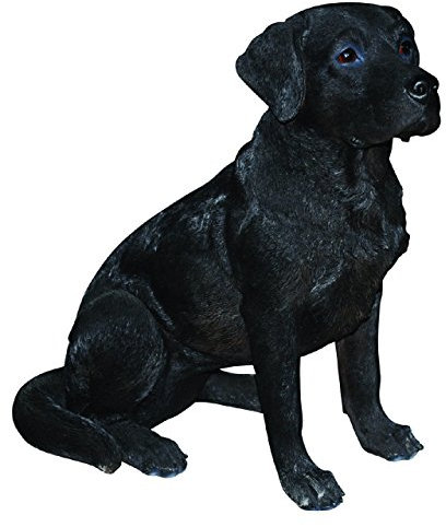 Vivid-Arts-Real-Life-Figur Labrador, schwarz, Grüße L