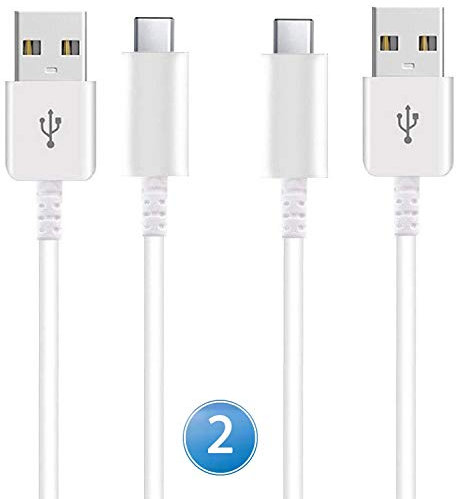 ino 2X Typ-C 100 cm USB-C Kabel Daten Ladekabel kompatibel mit LG Wing Velvet G8X G8S K41S K42 K52 K51s K61 G5 G5 SE G6 G6 Plus G7 ThinQ Nexus 5X V20 V30