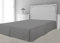 Soleil d'ocre Intemporel Cache sommier Microfibre, Polyester, Gris, 140x190 cm