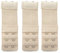 Yesmin Pack of 3 Bra Strap Extenders Extensions Elastic Extender Set 2 Hooks (Skin Colors)
