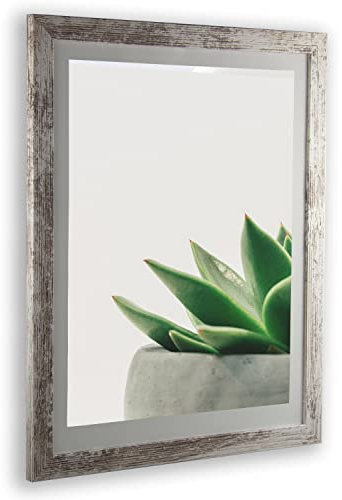 Bilderrahmen Diamond 50x50 cm Weiss Vintage ideal für Diamond Painting mit 1 mm antireflex Kunstglas