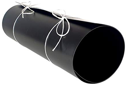 PE-HD Polyethylen Platte 1-3 mm schwarz (XL Formate) Kunststoffplatten (2,0 mm, 1000 x 495 mm)