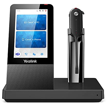 Yealink WH67 UC DECT Headset,schwarz