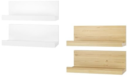 Erst-Holz Handy-Ablage Ablagebrett Kiefer Massivholz oder weiß Bettablage V-90.82-14, Holzart/Holzfarbe:Kiefer