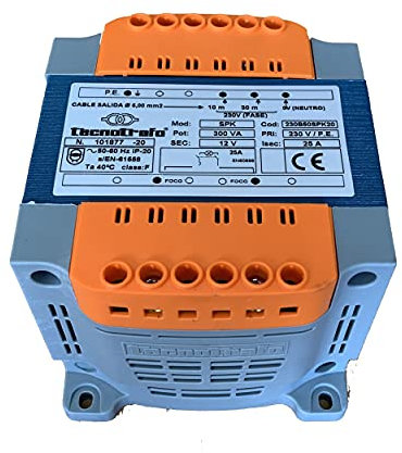 SWIMHOME Transformateur 220 V à 12 V CA homologué pour piscine (300 W)
