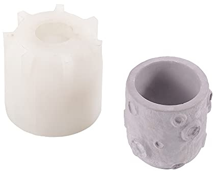 Moule en silicone en forme de lune pour pot de fleurs, ciment, pot de fleurs