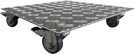 Pflanzenroller AluGrip-PK bis 400kg speziell für Pflanzkübel Kübel Cube Quadrat + rechteckig (280x560mm-300kg)