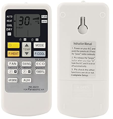 Aire acondicionado control remoto de aire acondicionado adecuado para panasonic nacional RM-8023y CWA75C3077 A75C3077 CS-RE12JKR