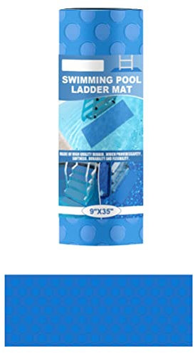 Ladder Mat for Above Ground Pools, Ladder Mat Between Stairs and Pool, Non-slip Mat Under Pool for Stairs, Pool Ladder Protector