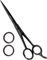 Utopia Care 7.5 inch Friseurschere aus rostfreiem Stahl - Professionelle Haar- und Bartschneideschere - Professionelle Friseurschere - Scharf, langlebig (Schwarz)
