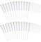 24pcs Bandera Blanca Mini Banderas Blancas Pequeñas Banderas Blancas Pequeñas Banderas Vacías Banderas Portátiles en Bastones Bandera Mini Banderas Personalizadas Banderas