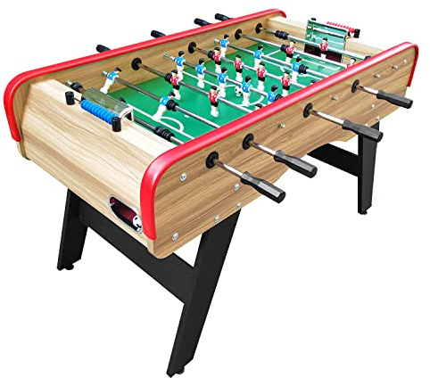 Tischfußball 140cm mit 4 Bällen, Tischfußball von 2 bis 4 Spielern