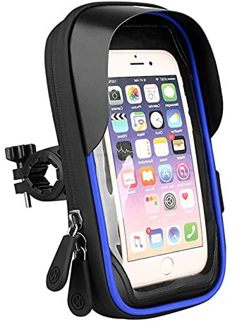 Fowybe Motorrad-Telefonhalterung | 360 ° drehbare Handyhalterung für Fahrrad - wasserdichte Motorrad-Telefonhalterung mit verstellbarem Lenker für Elektro-, Mountain-, Scooter- und Dirt-Bikes