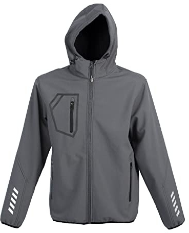 Giubbino in soft shell a due strati impermeabile art. Garmisch Man JRC