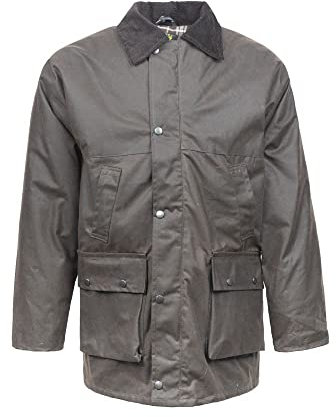 ROCKALL Hunter-Outdoor Bolton Wachsjacke, ungepolstert, Unisex, Landwirtschaft, Wachsjacke, braun, L