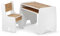 defiPad Stylisch und Stabile Kindertisch mit Stuhl | Schreibtisch Kinder mit stauraum und Kinderstuhl | Sitzgruppe Kinder | Kinder Tisch Stuhl Set | Kinderzimmer Möbel