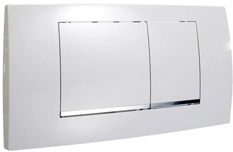 Carpango WC-Spülknopf-Ersatz, für Geberit Twinline 30 Doppelbetätigungsplatte für 115.899.KJ.1