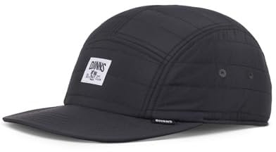 Djinns - Puffy Nylon (Black) - 5 Panel Flat Cap Baseballcap Hat Kappe Mütze Caps
